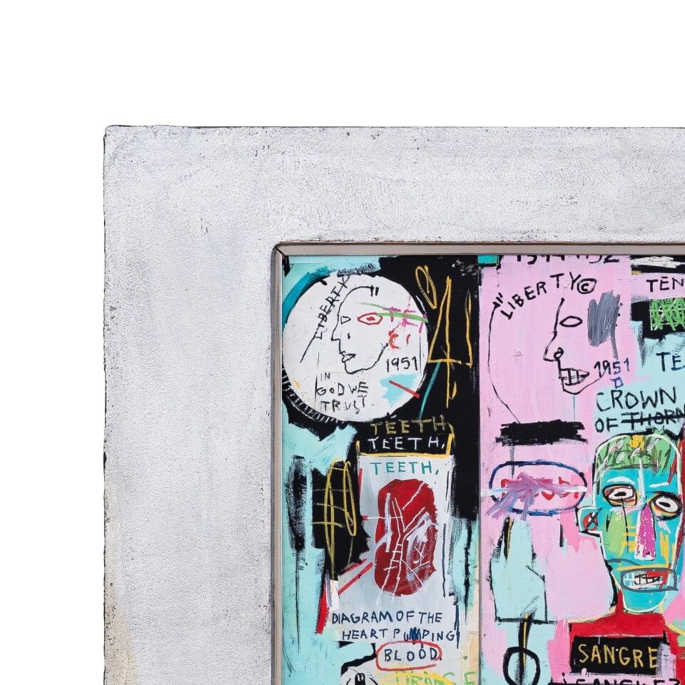 アートフレーム バスキア イタリア語で